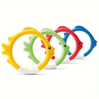Outdoor Sport Summer Toys Swimming Fish Ring Diving Rings Water Toys Rings Children Underwater Sports Play Set Kids Diving Toys supplier