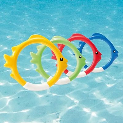 Outdoor Sport Summer Toys Swimming Fish Ring Diving Rings Water Toys Rings Children Underwater Sports Play Set Kids Diving Toys supplier