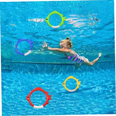 Outdoor Sport Summer Toys Swimming Fish Ring Diving Rings Water Toys Rings Children Underwater Sports Play Set Kids Diving Toys supplier