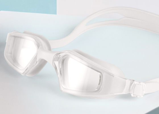 Customized Silicone Swimming Goggles for Adults Wide Vision Professional Swim Glasses with Anti-fog and UV Protection supplier