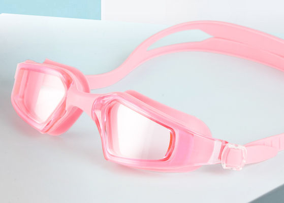 Customized Silicone Swimming Goggles for Adults Wide Vision Professional Swim Glasses with Anti-fog and UV Protection supplier