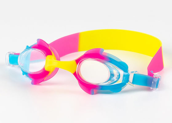 Kids Eyewear Cute Professional Non Leaking Swim Glasses Anti-Fog UV Protector Silicone Swim Goggles supplier