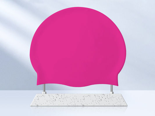 Customizable Logo Colors Silicone Swim Cap 17 In-Stock Colors Flexible Customization Fast Production supplier
