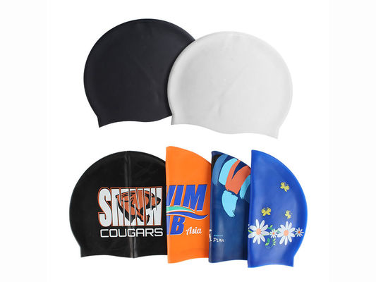 Customizable Logo Colors Silicone Swim Cap 17 In-Stock Colors Flexible Customization Fast Production